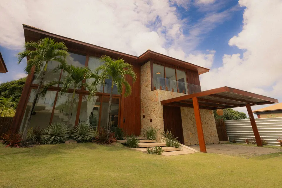 Casa con jardín